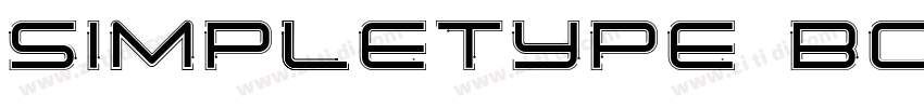 SimpleType Bold字体转换